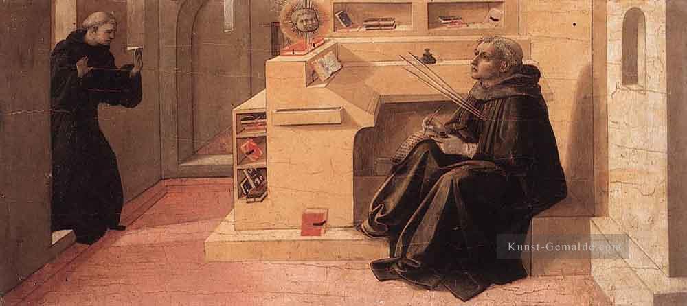 Vision von St Augustine Renaissance Filippo Lippi Ölgemälde
